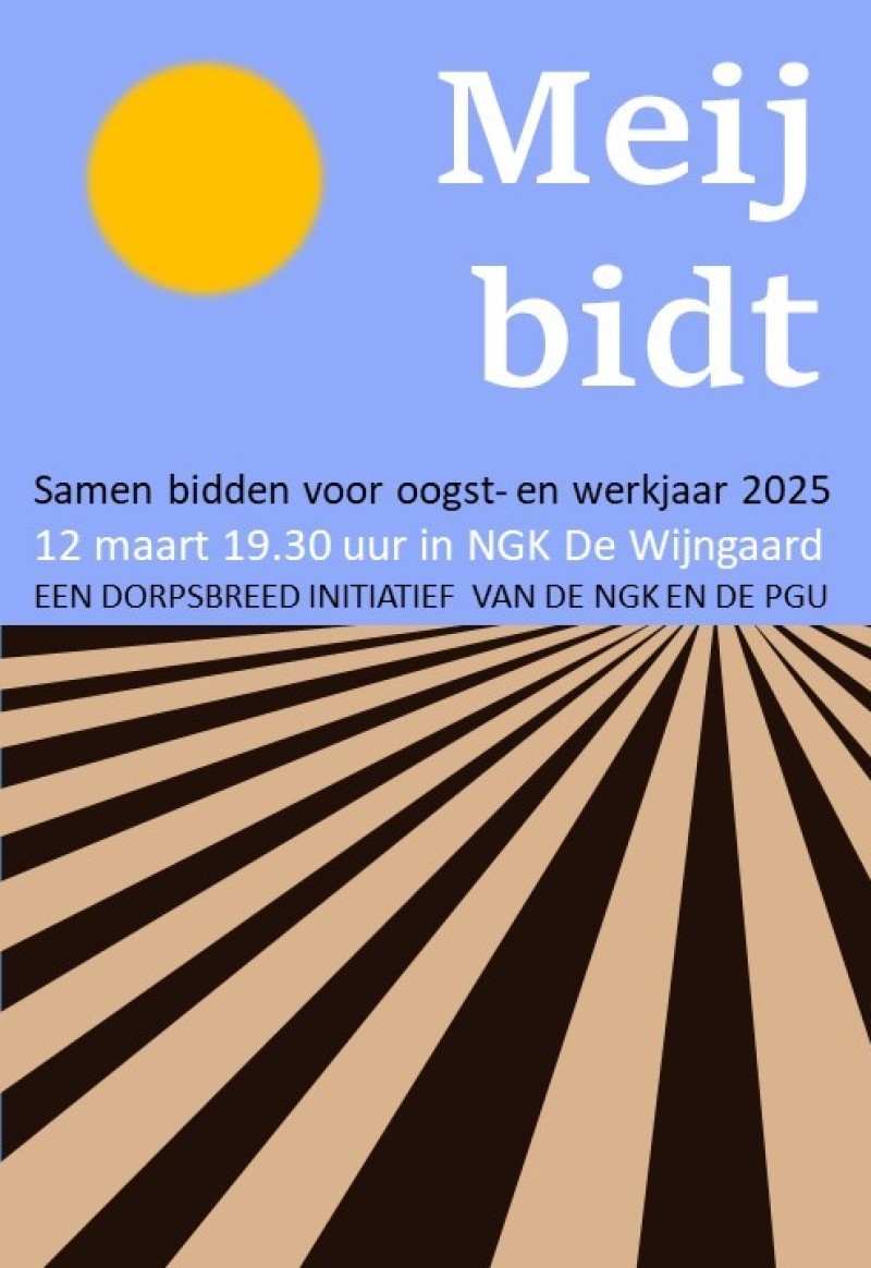 Meij bidt 12 maart 2025